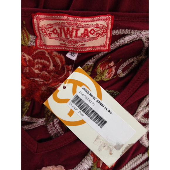 JWLA Johnny Was art deco rose embroidered dress - Picture 5 of 5